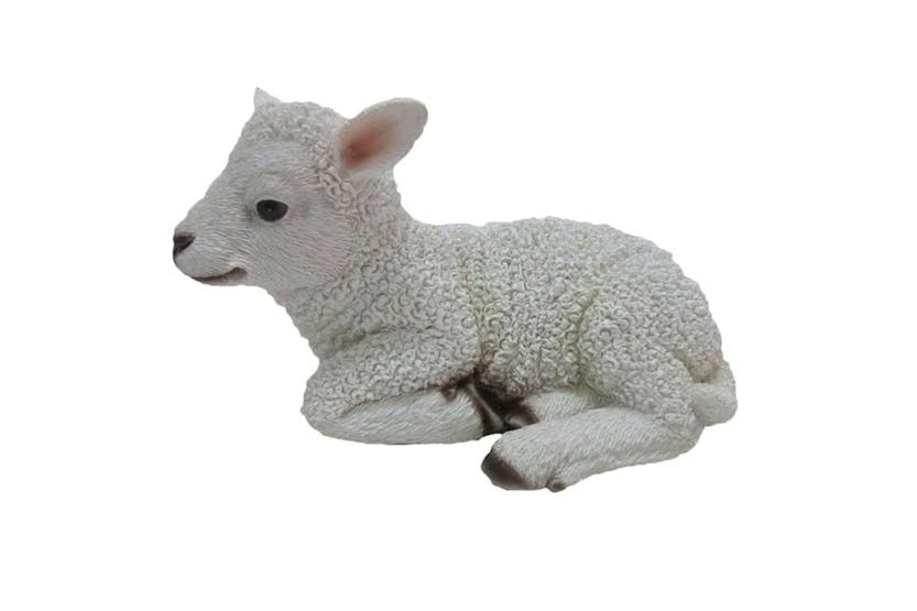 Esschert Design 429320 Lamb Laying 17.6x10.8x10.5cm