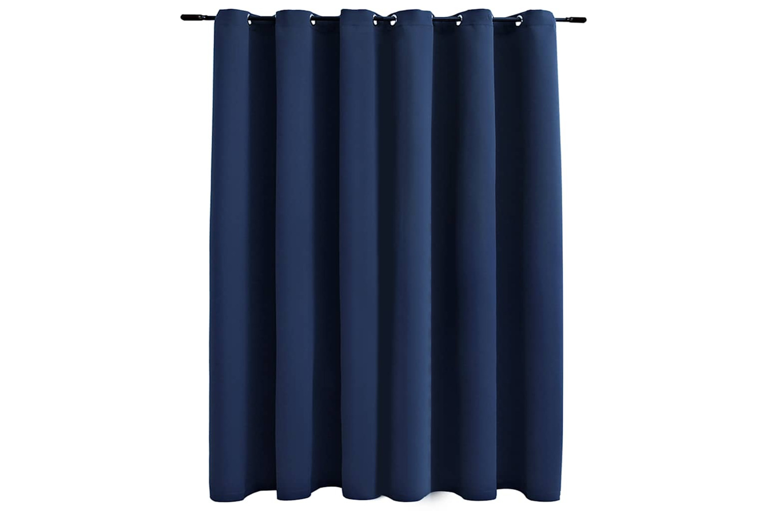 Vidaxl Blackout Curtain With Metal Rings Blue 290x245 Cm