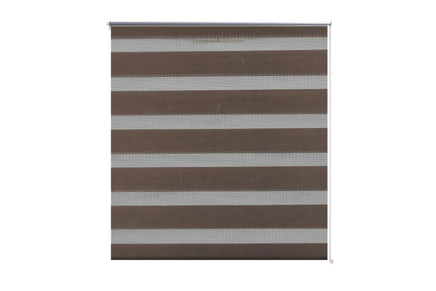 Vidaxl 240201 Zebra Blind 80 X 150 Cm Coffee