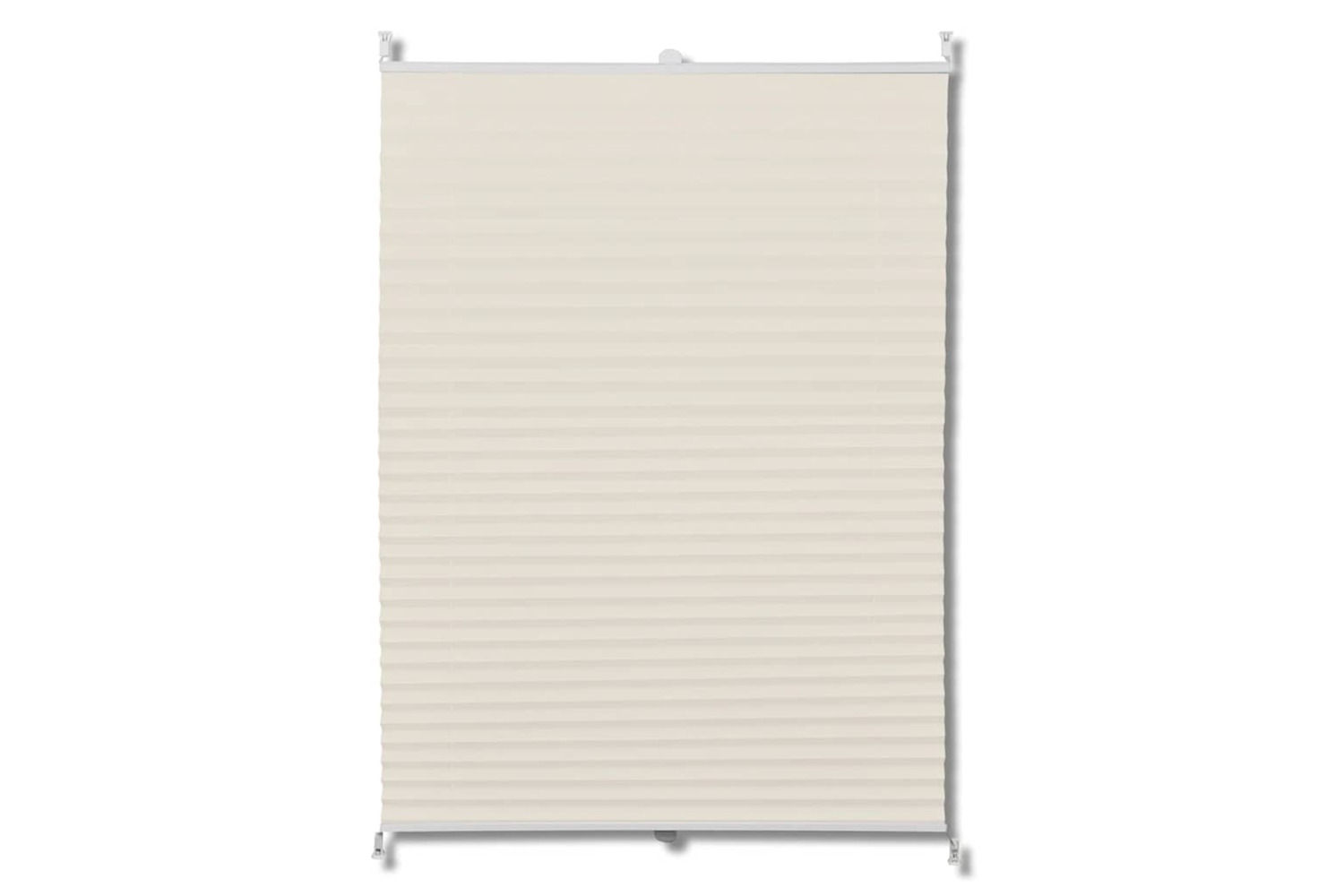 Vidaxl Plisse Blind 40x125cm Cream