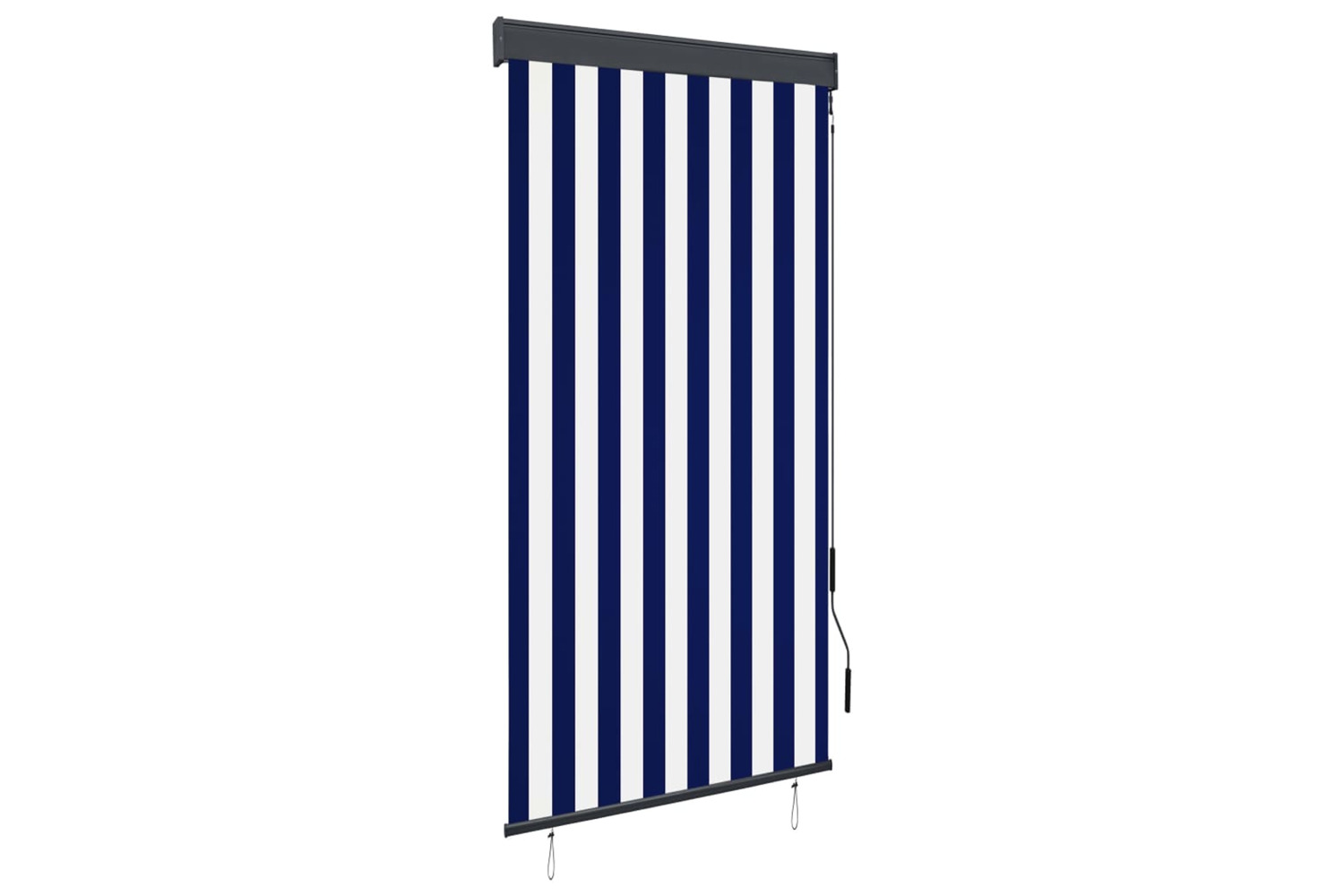 vidaXL 145949 Outdoor Roller Blind 80x250cm Blue And White