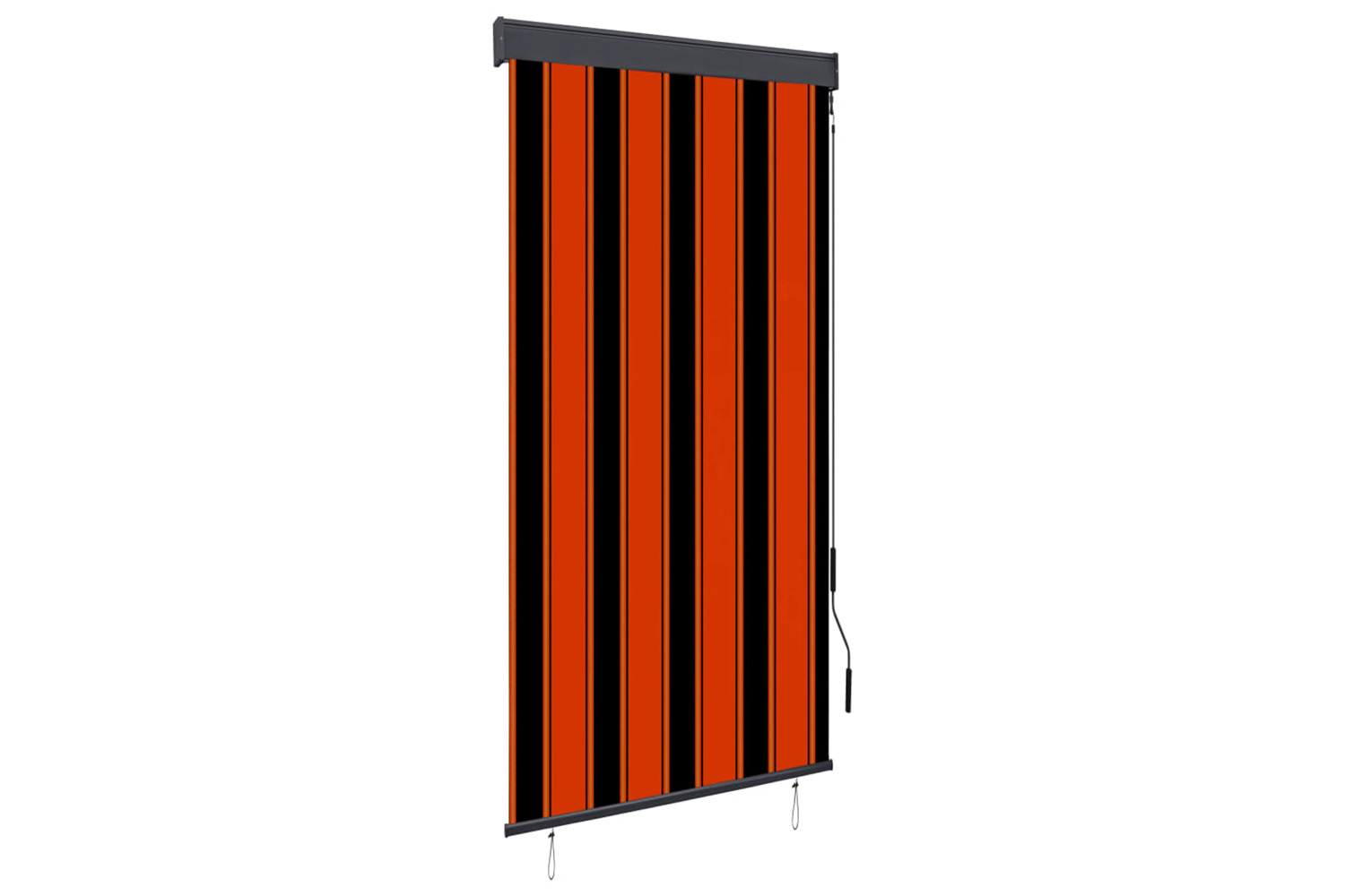 vidaXL 145954 Outdoor Roller Blind 80x250cm Orange And Brown