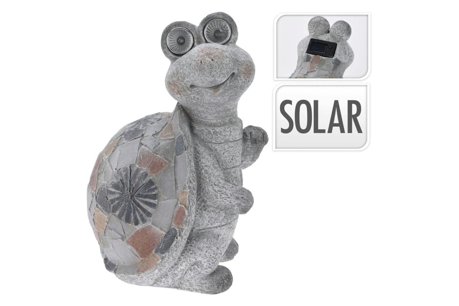 Progarden 443175 Turtle With Solar Light Decoration Mgo