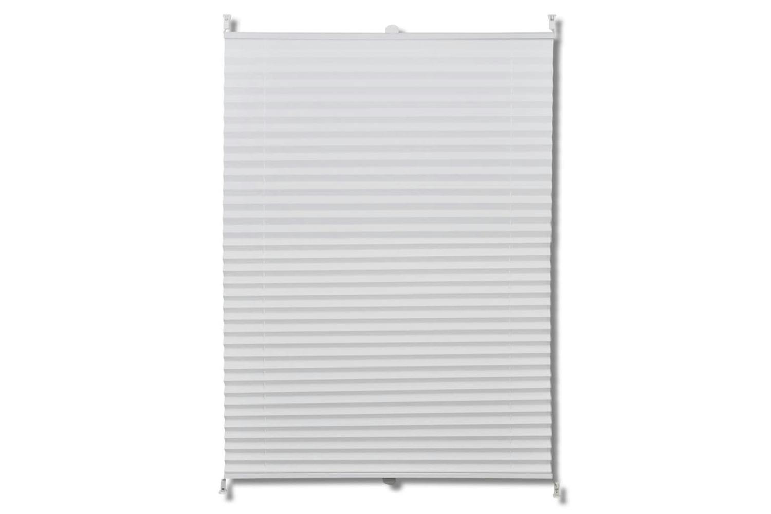 Vidaxl 240591 Plisse Blind 50x150cm White Pleated Blind