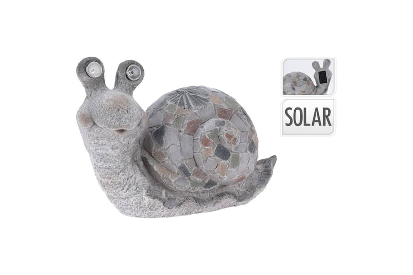 Progarden 443177 Snail With Solar Light Decoration Mgo