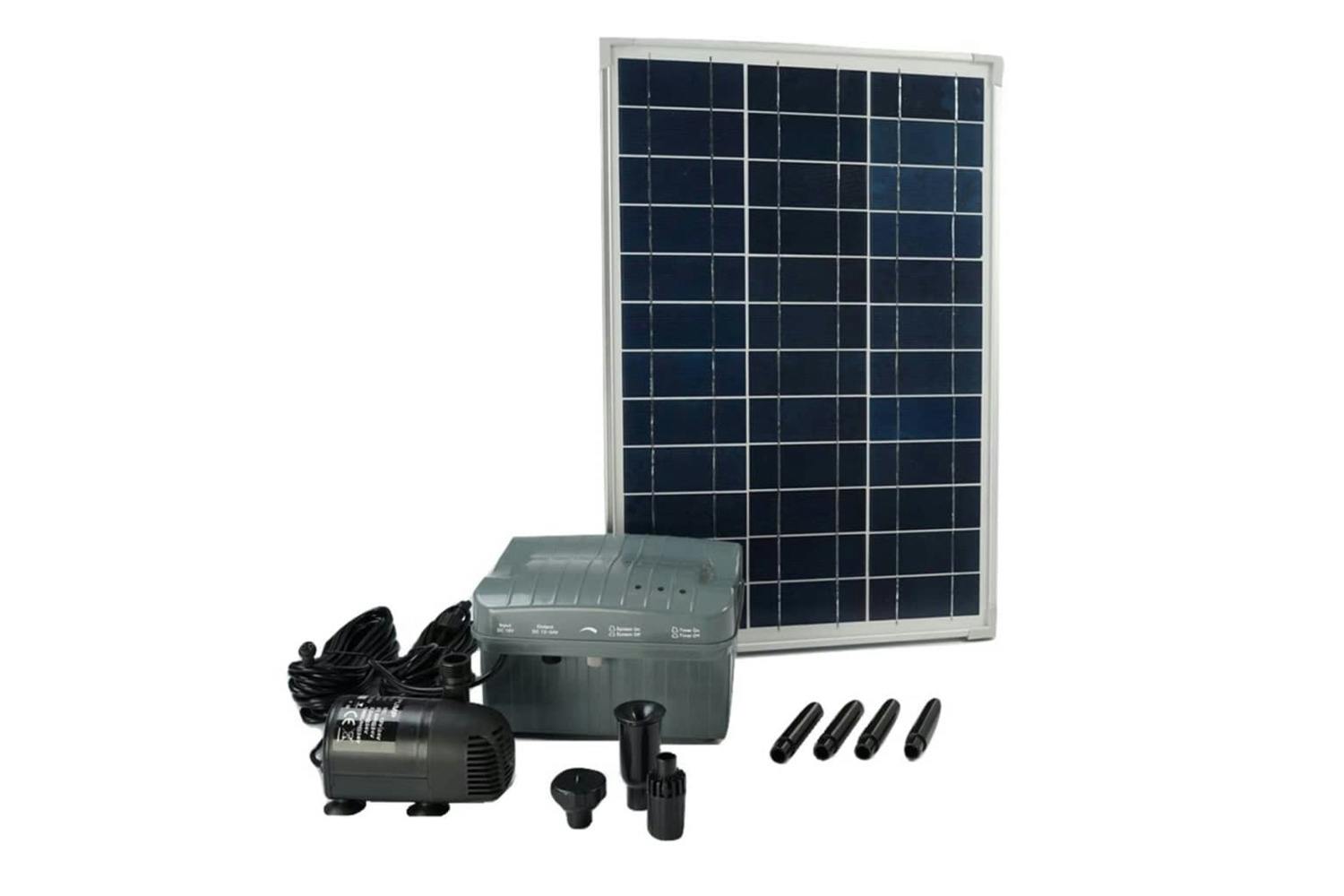 Ubbink 403740 Solarmax 1000 Set With Solar Panel, Pump And Battery 1351182