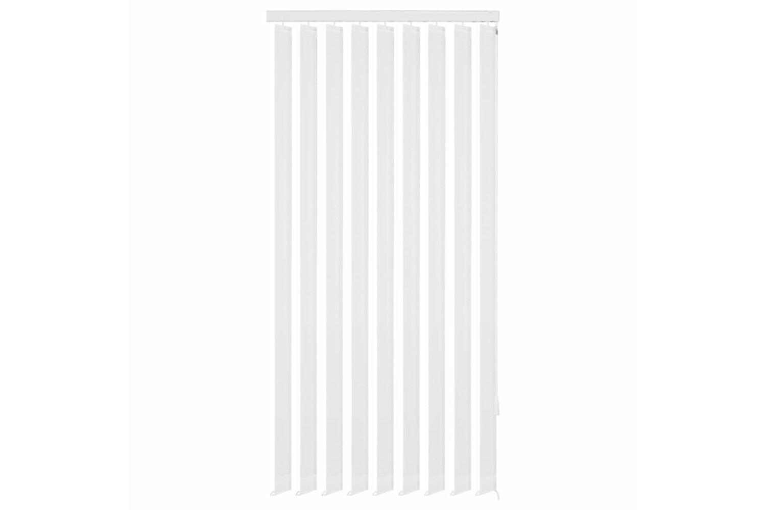 vidaXL 242846 Vertical Blinds White Fabric 120x250cm