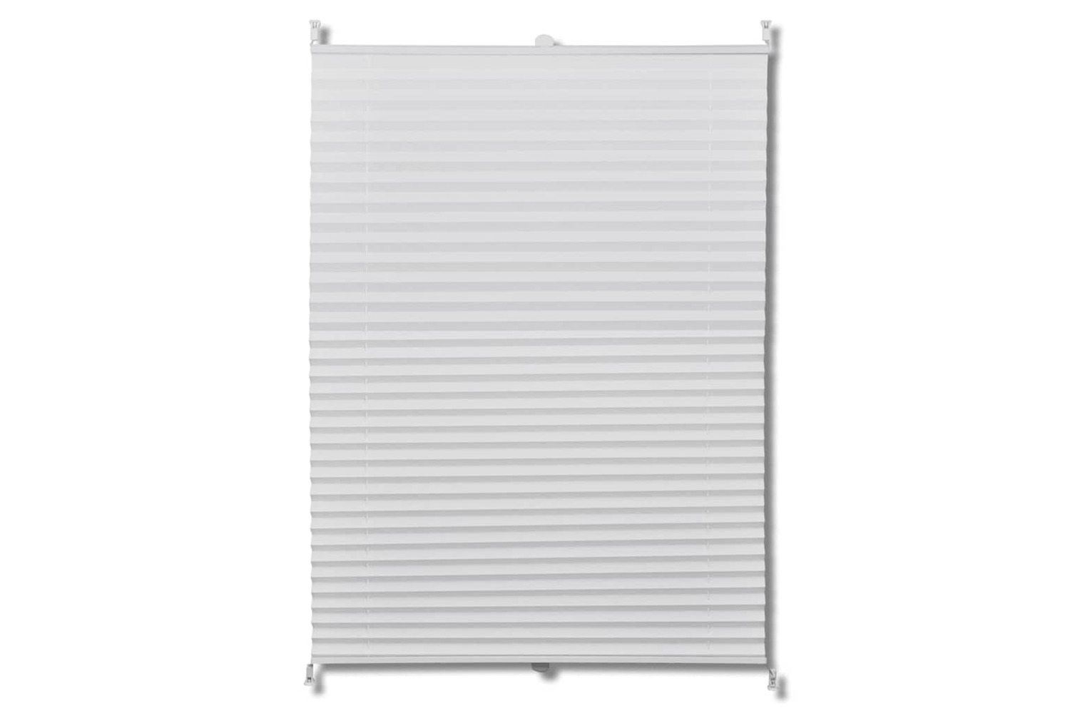 Vidaxl Plisse Blind 80x150cm White Pleated Blind