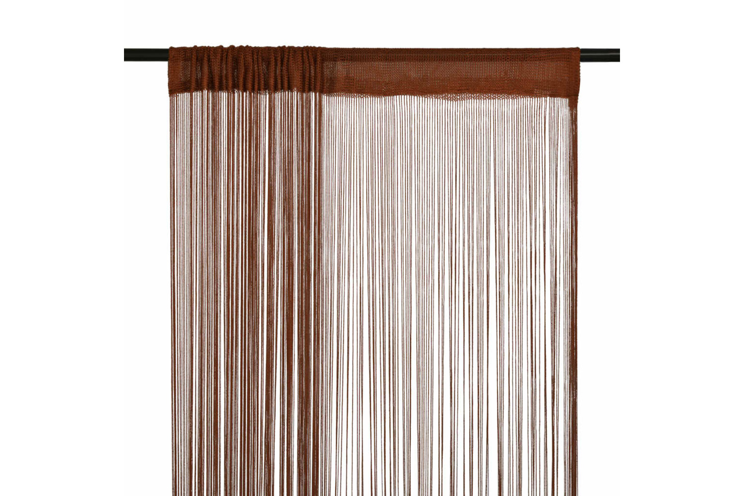 vidaXL 132410 String Curtains 2 Pcs 100x250cm Brown
