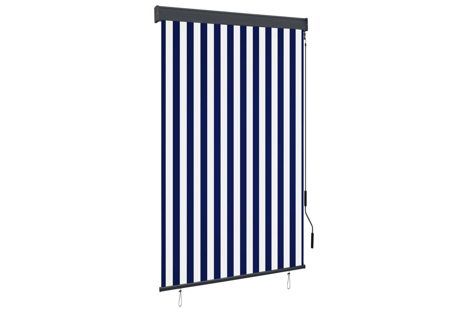 vidaXL 145961 Outdoor Roller Blind 120x250cm Blue And White