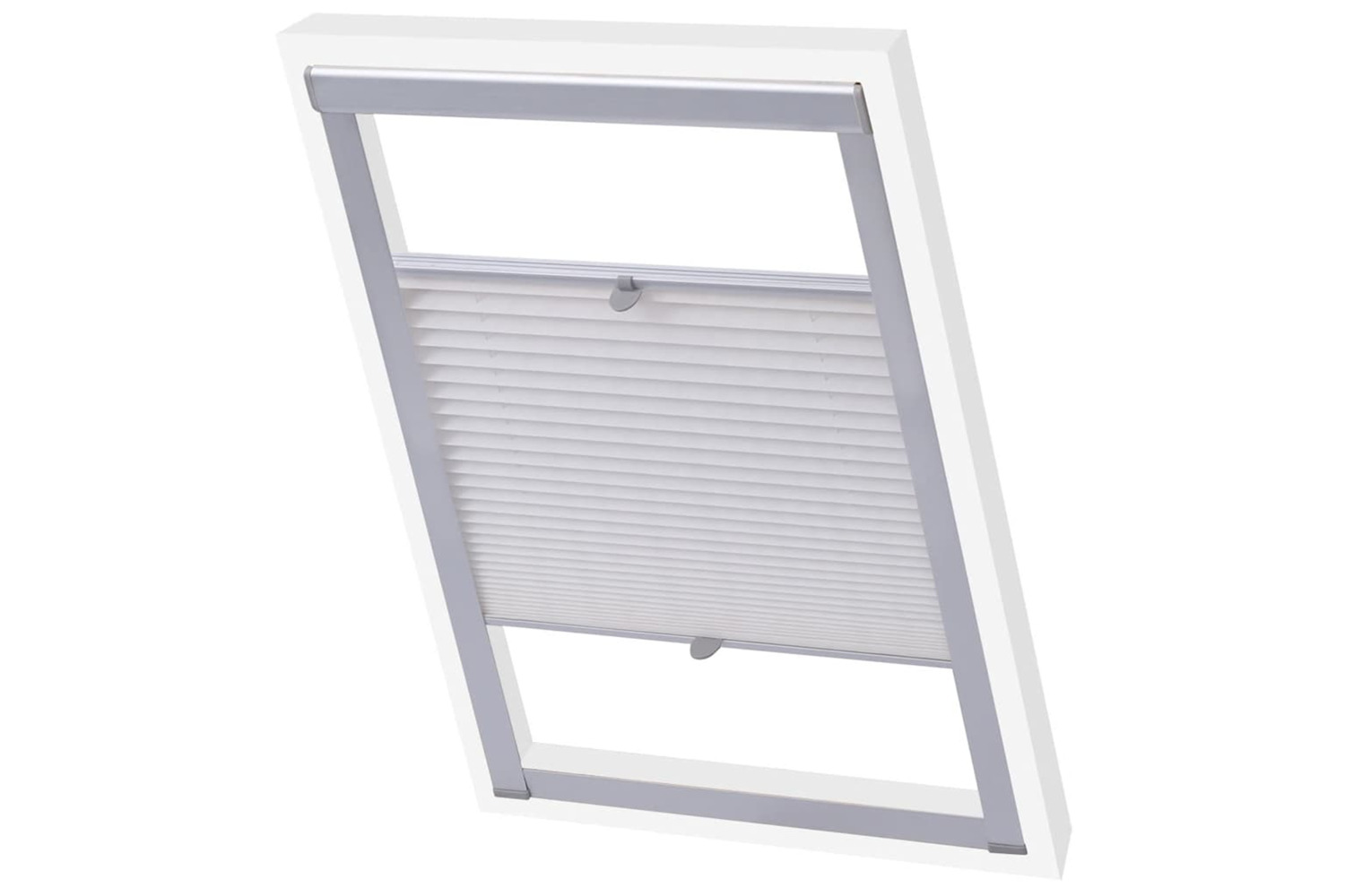 Vidaxl Pleated Blinds White P06/406
