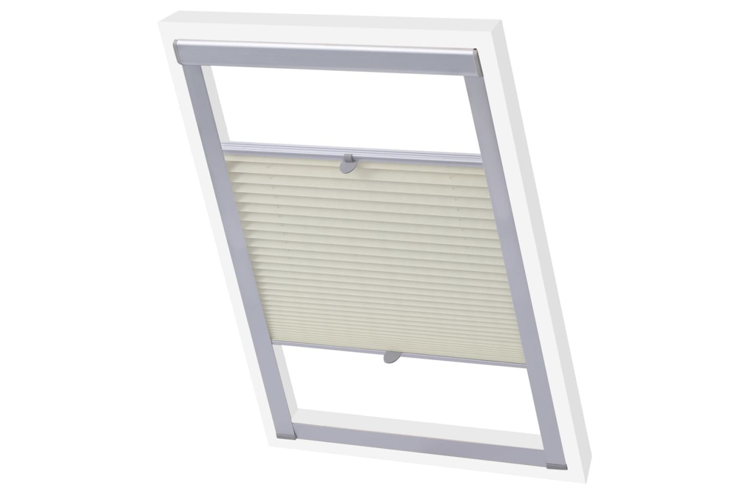 vidaXL 131324 Pleated Blinds Cream M04/304