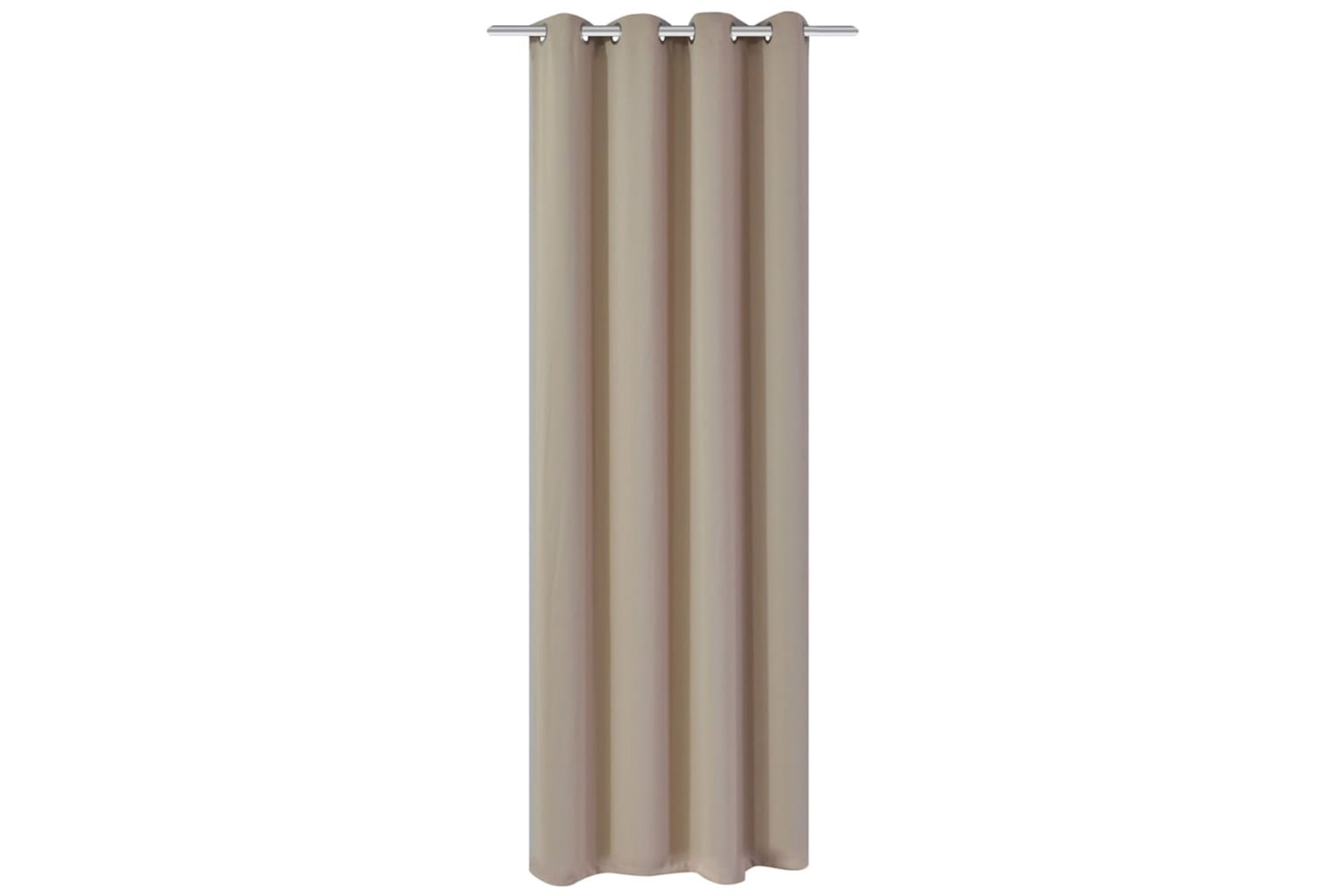 vidaXL 132205 Blackout Curtain With Metal Eyelets 270x245cm Cream