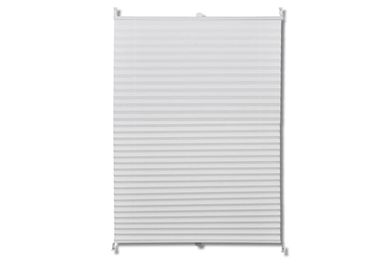 Vidaxl Plisse Blind 40x125cm White Pleated Blind