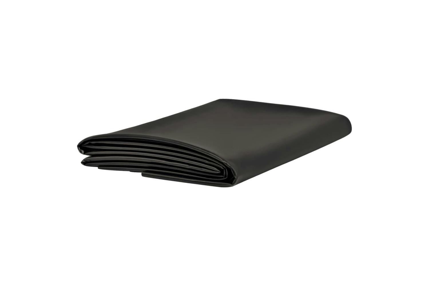 Vidaxl 148944 Pond Liner Black 2x5 M Pvc 0.5 Mm