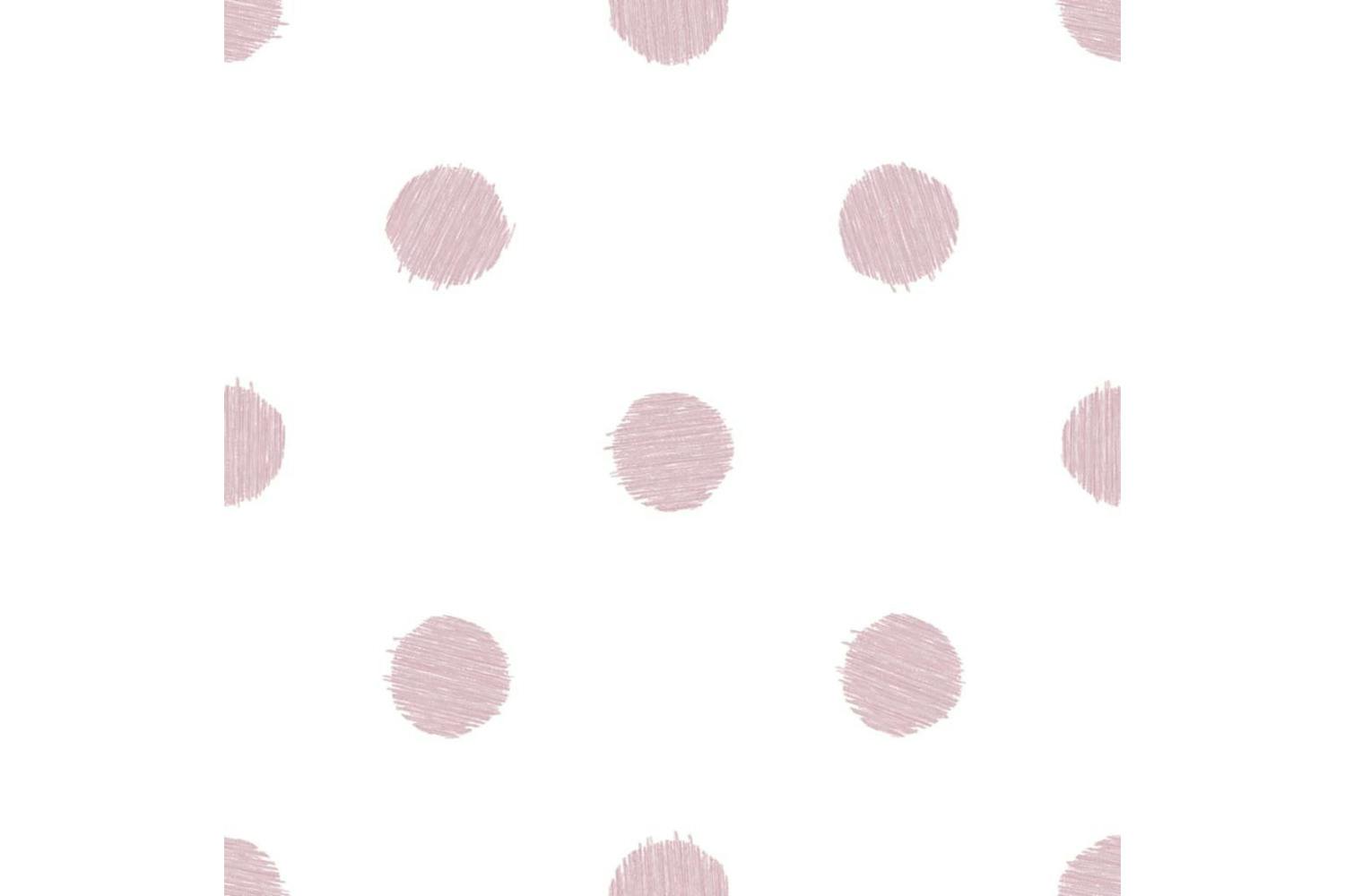 Noordwand 425316 Urban Friends & Coffee Wallpaper Dots White And Pink