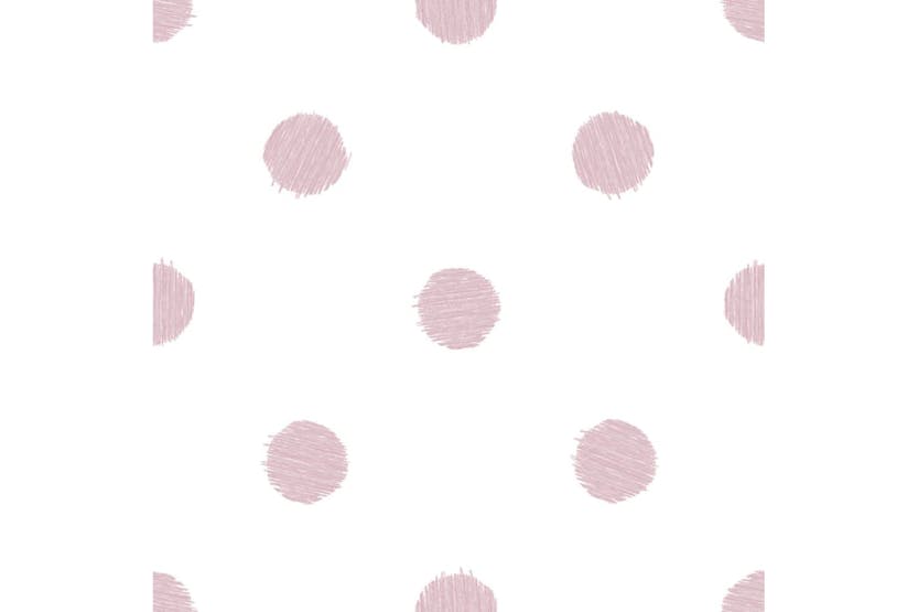 Noordwand 425316 Urban Friends & Coffee Wallpaper Dots White And Pink