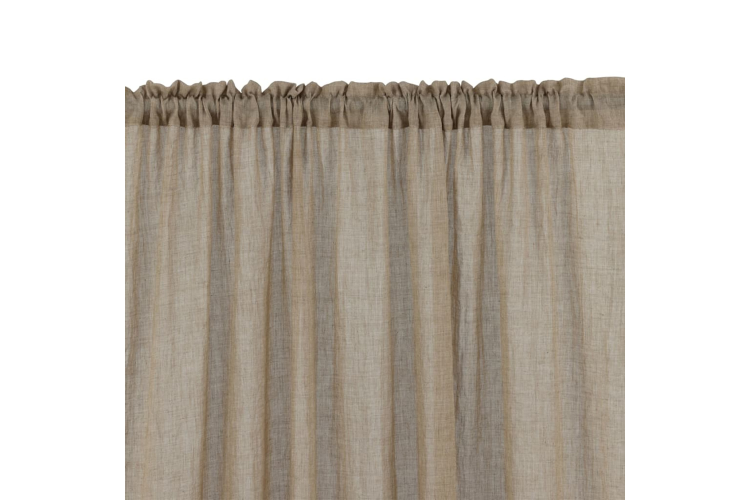 Venture Home 444748 Curtain Elena 240x135 Cm Polyester Dark Beige