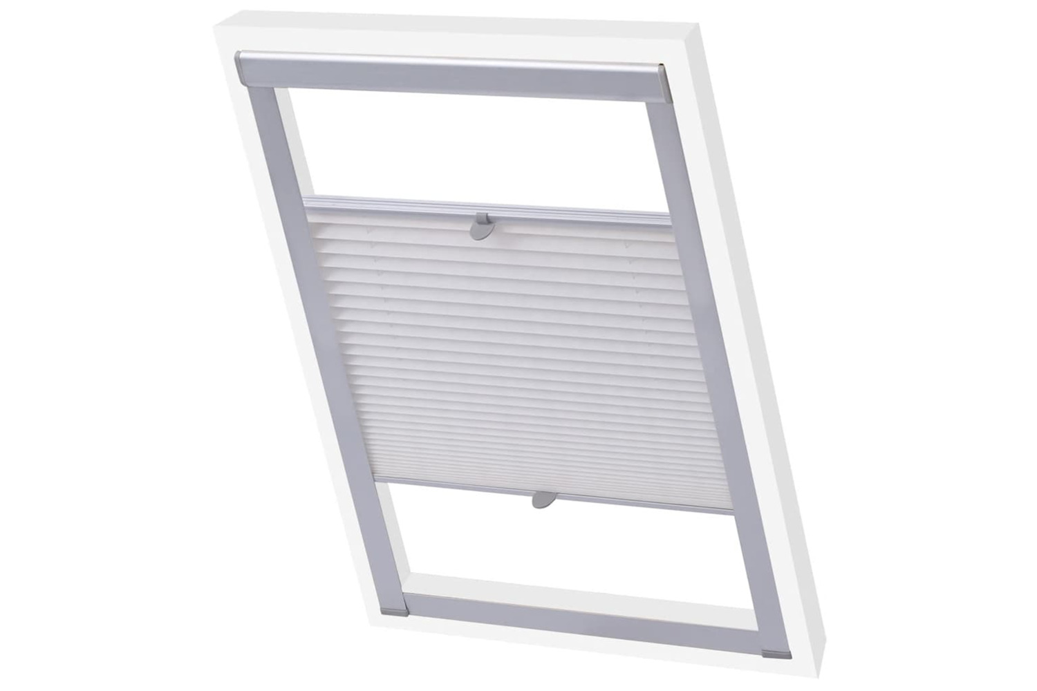Vidaxl Pleated Blind White Ck04