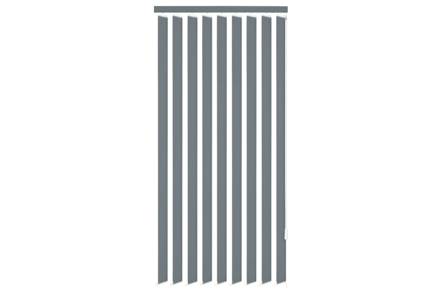 vidaXL 242851 Vertical Blinds Grey Fabric 150x180cm
