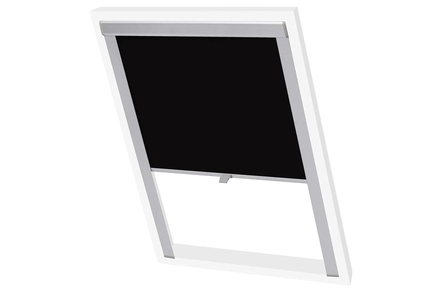 Vidaxl Blackout Roller Blind Black Uk08