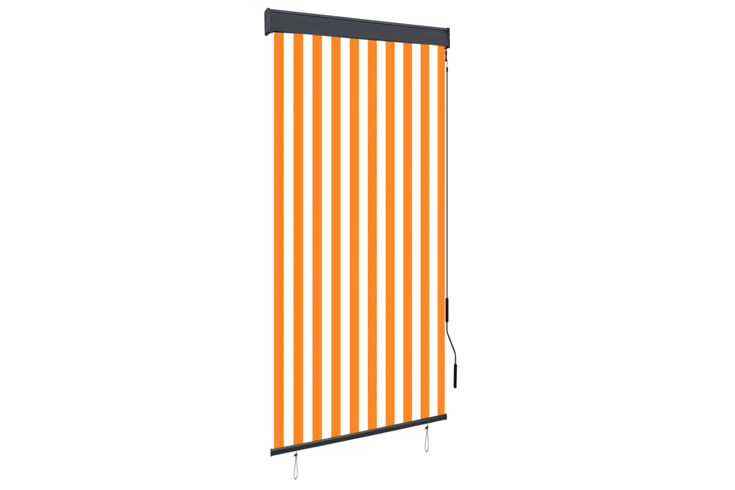 vidaXL 145957 Outdoor Roller Blind 100x250cm White And Orange