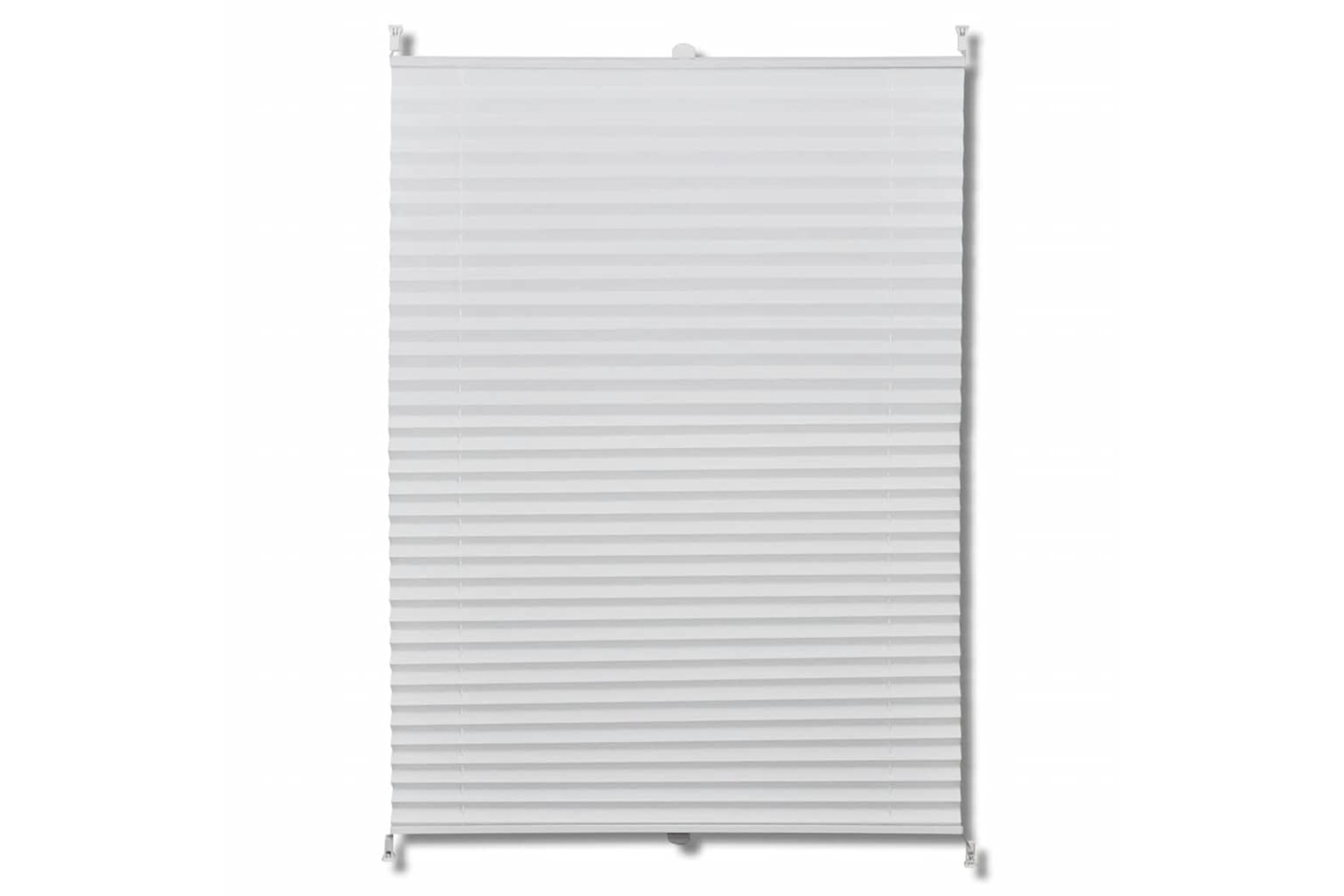 Vidaxl Plisse Blind 100x200cm White Pleated Blind