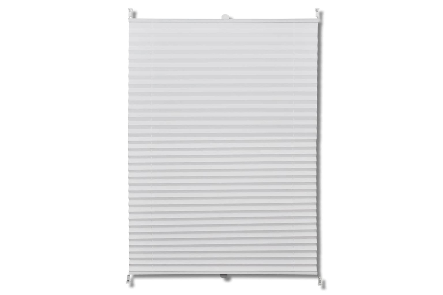 Vidaxl Plisse Blind 100x125cm White Pleated Blind