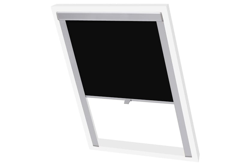 Vidaxl 131300 Blackout Roller Blinds Black P08/408