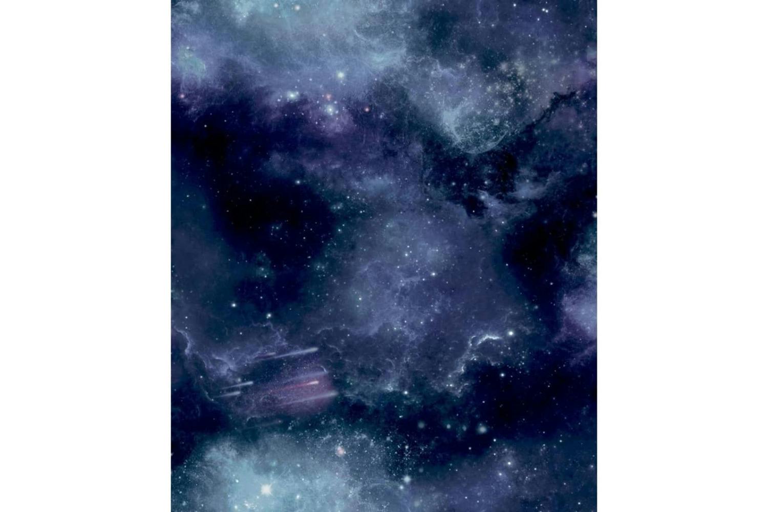 Noordwand 440434 Good Vibes Wallpaper Galaxy With Stars Black And Purple