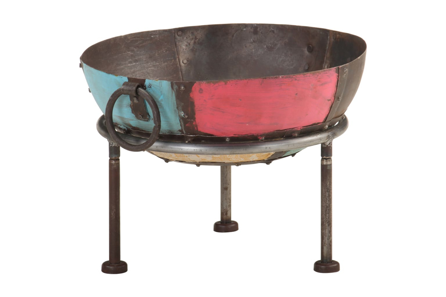 vidaXL 321945 Colourful Rustic Fire Pit ÃÂ 40cm Iron