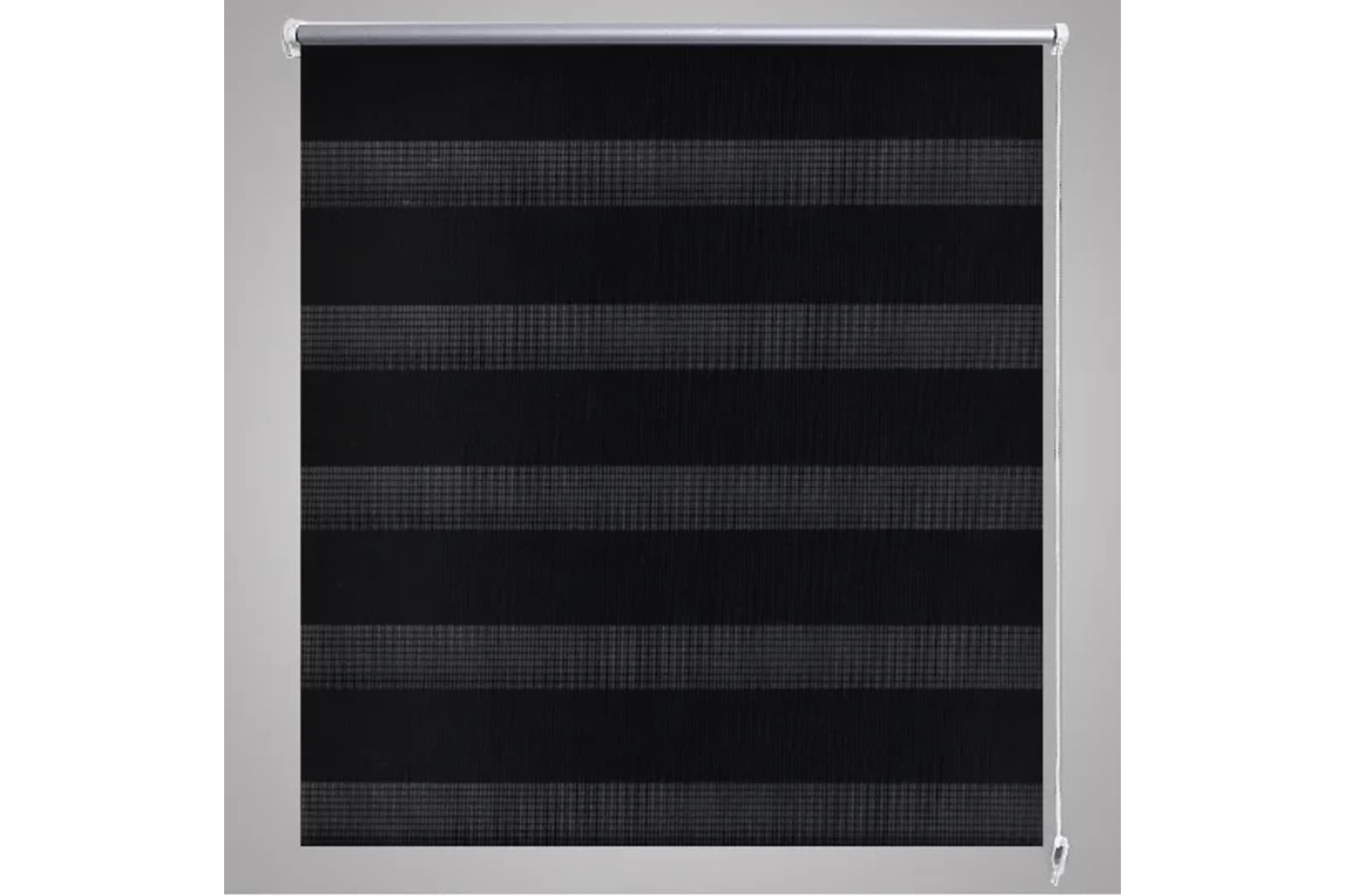vidaXL 240192 Zebra Blind 60 X 120cm Black