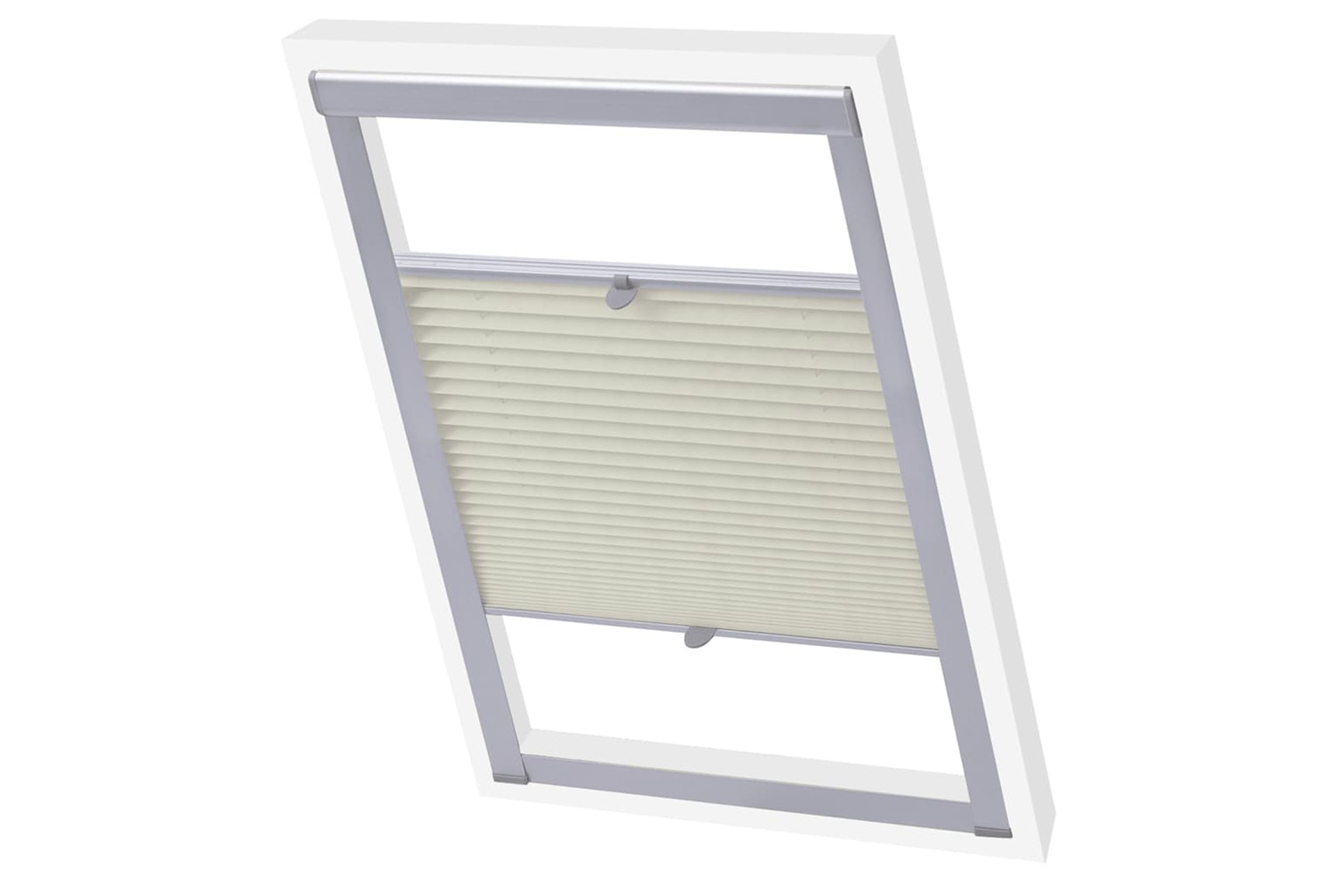 Vidaxl Pleated Blinds Cream S08/608