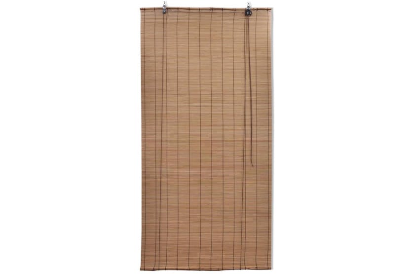 Vidaxl 241329 Brown Bamboo Roller Blinds 120 X 220 Cm