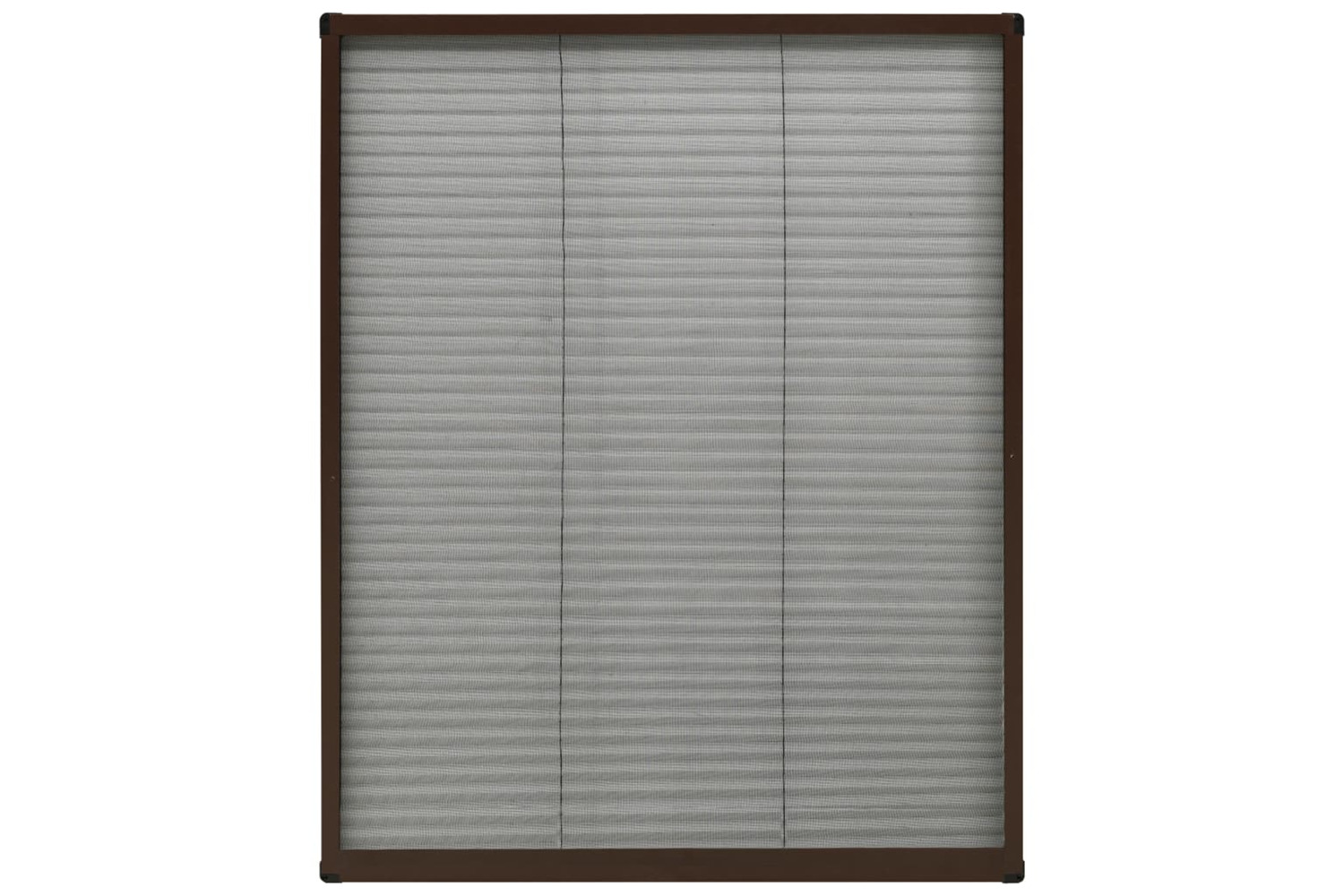 vidaXL 148653 Plisse Insect Screen For Windows Aluminium Brown 60x80cm