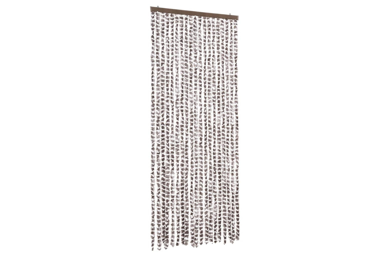 vidaXL Insect Curtain Taupe And White 56x185cm Chenille
