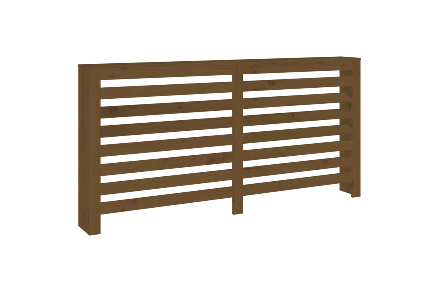 vidaXL 822609 Radiator Cover Honey Brown 169x19x84cm Solid Wood Pine