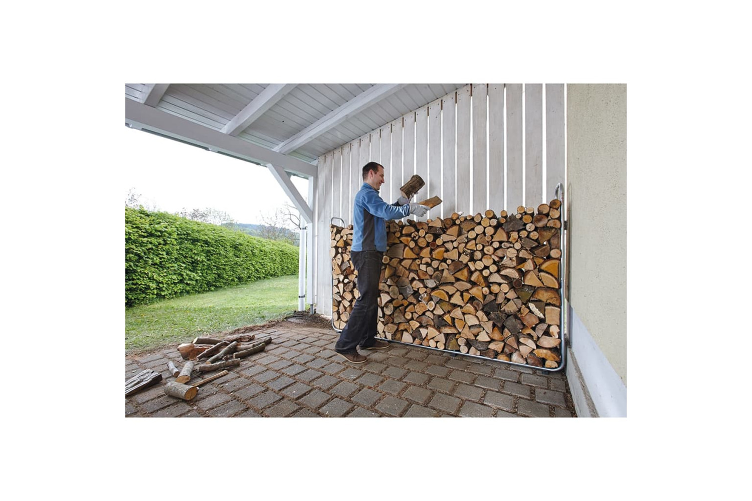 Wolfcraft 409851 Firewood Stacking Aid Modular Xxl 5125000