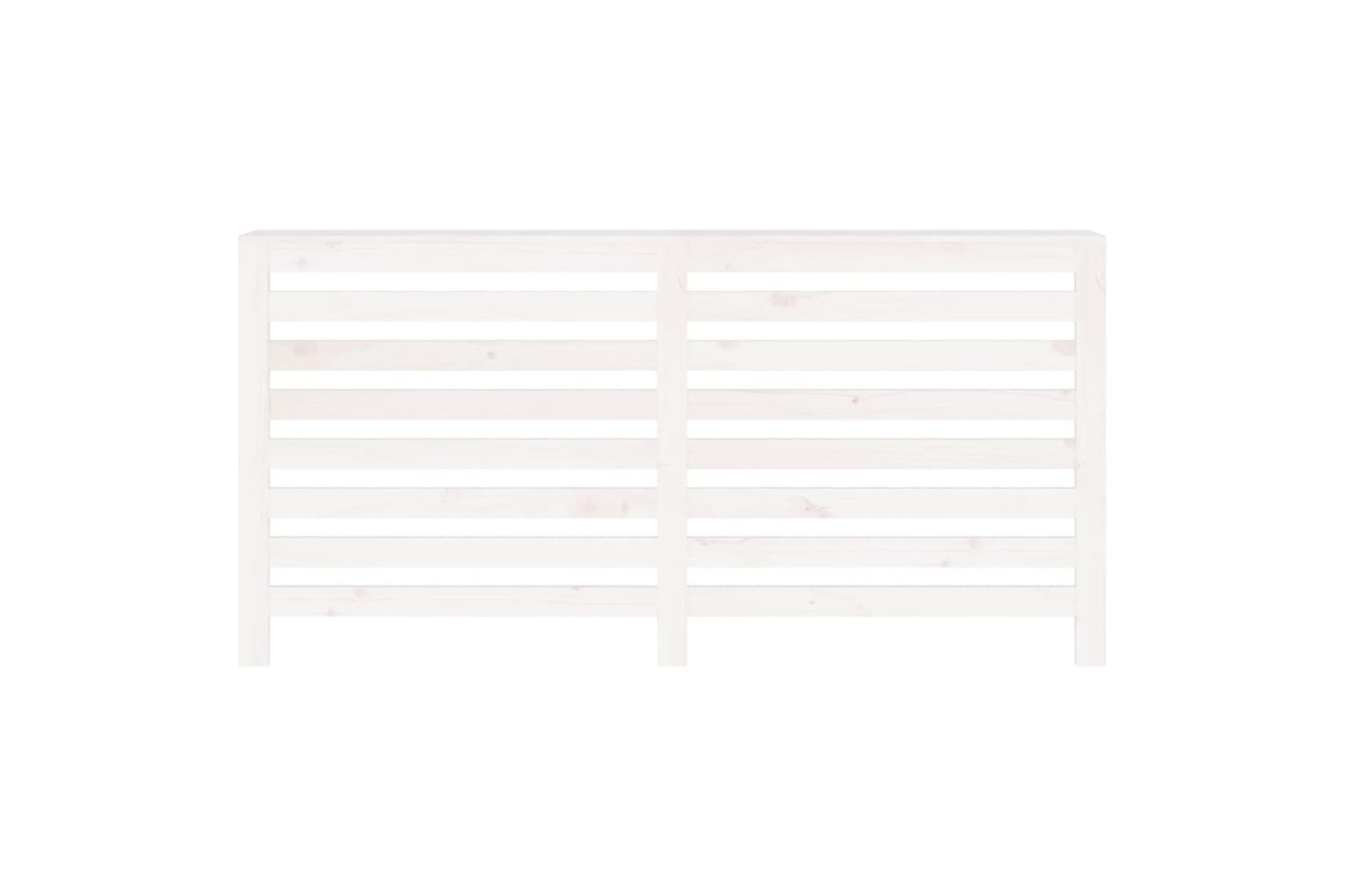 vidaXL 822607 Radiator Cover White 169x19x84cm Solid Wood Pine