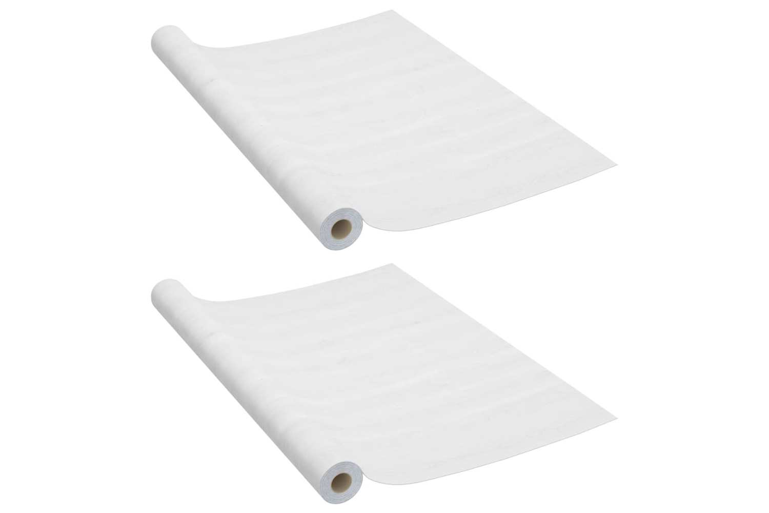vidaXL 3059647 Self-adhesive Furniture Films 2 Pcs White Wood 500x90cm Pvc