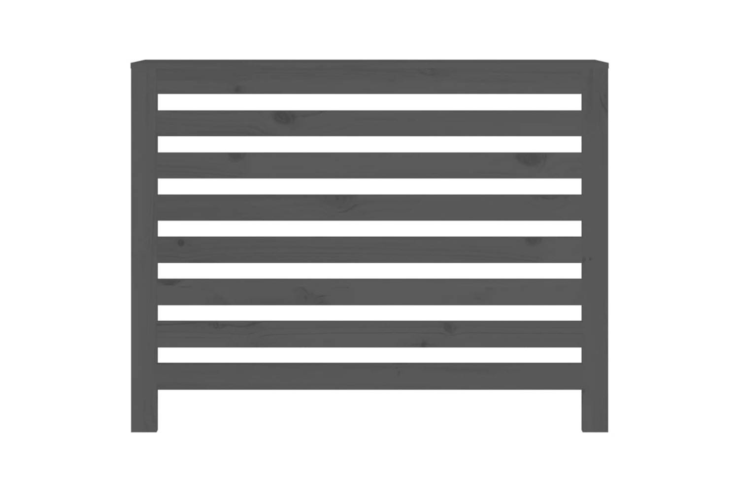 vidaXL 822598 Radiator Cover Grey 108.5x19x84cm Solid Wood Pine