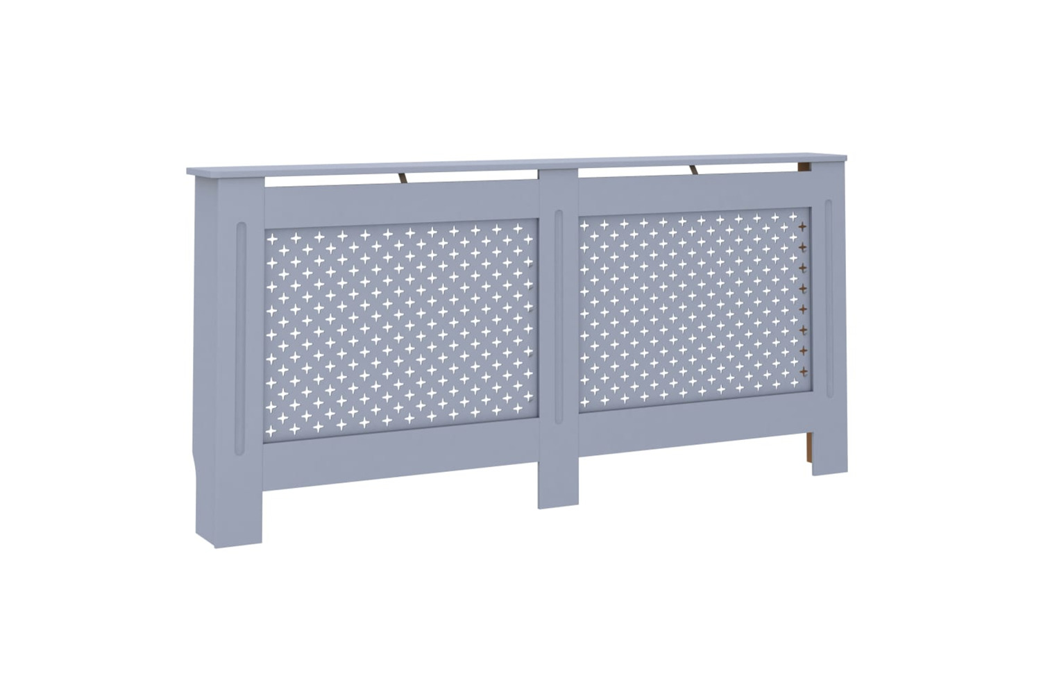 vidaXL Radiator Cover Anthracite 172x19x81.5cm Mdf