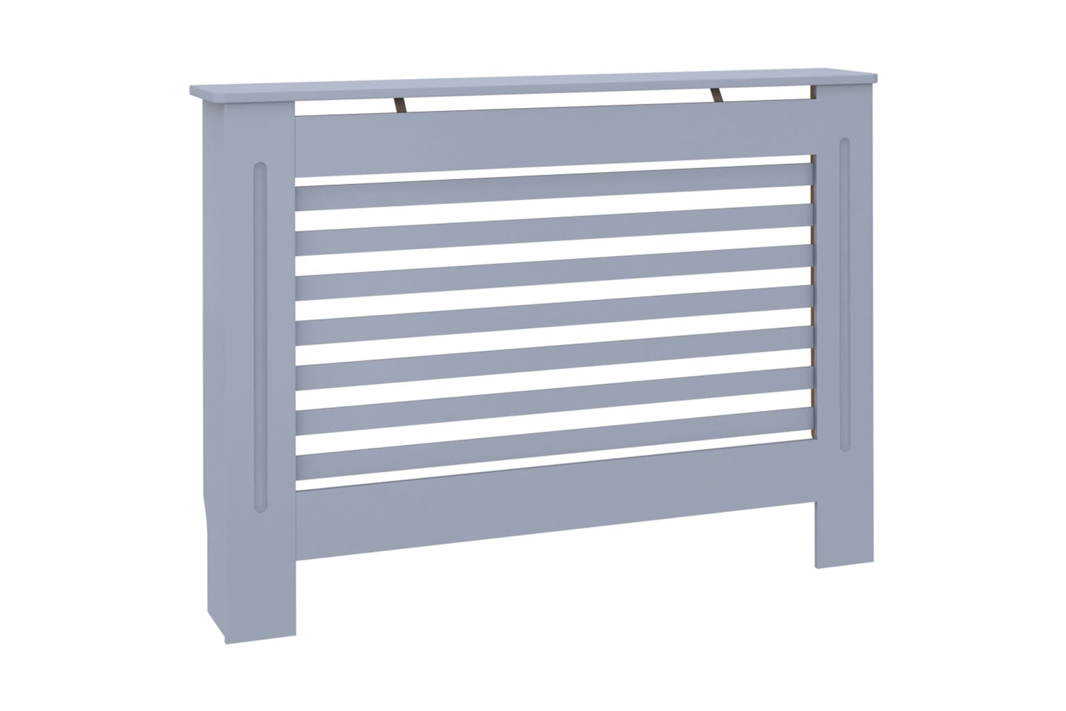 vidaXL Radiator Cover Anthracite 112x19x81.5cm Mdf