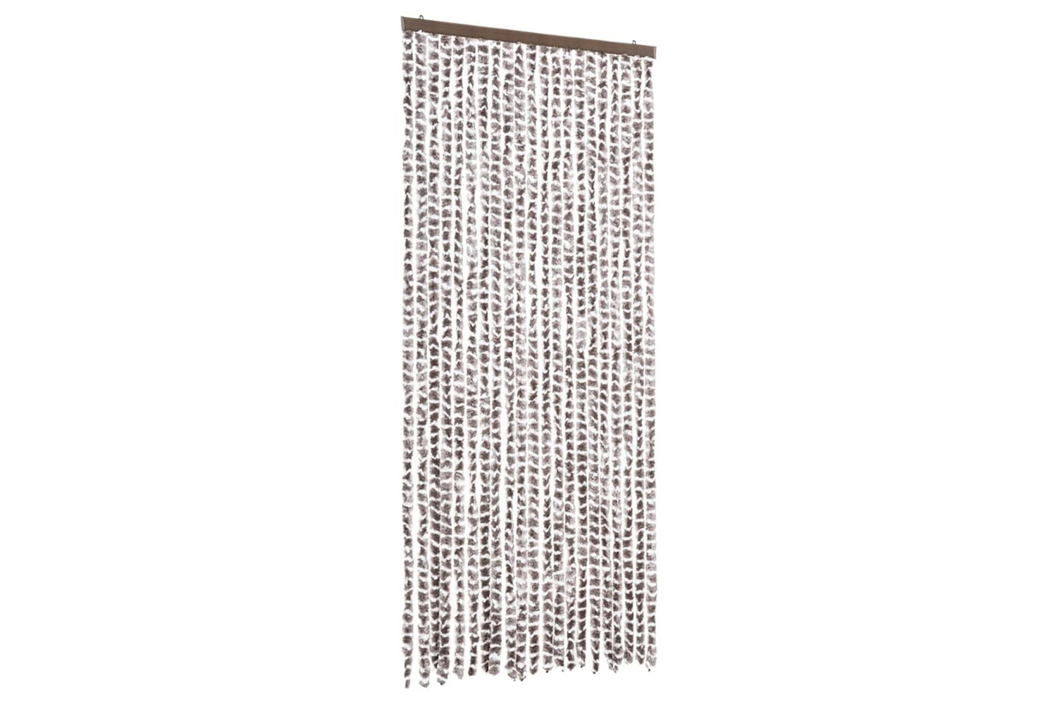 vidaXL Insect Curtain Taupe And White 90x220cm Chenille