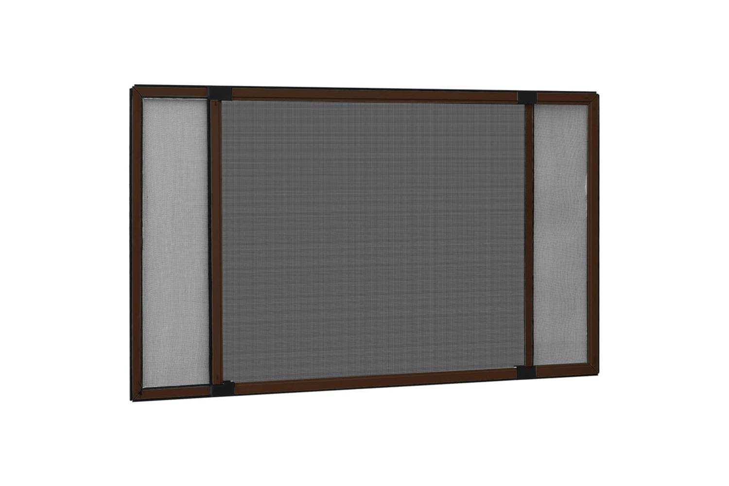 vidaXL 149042 Extendable Insect Screen For Windows Brown