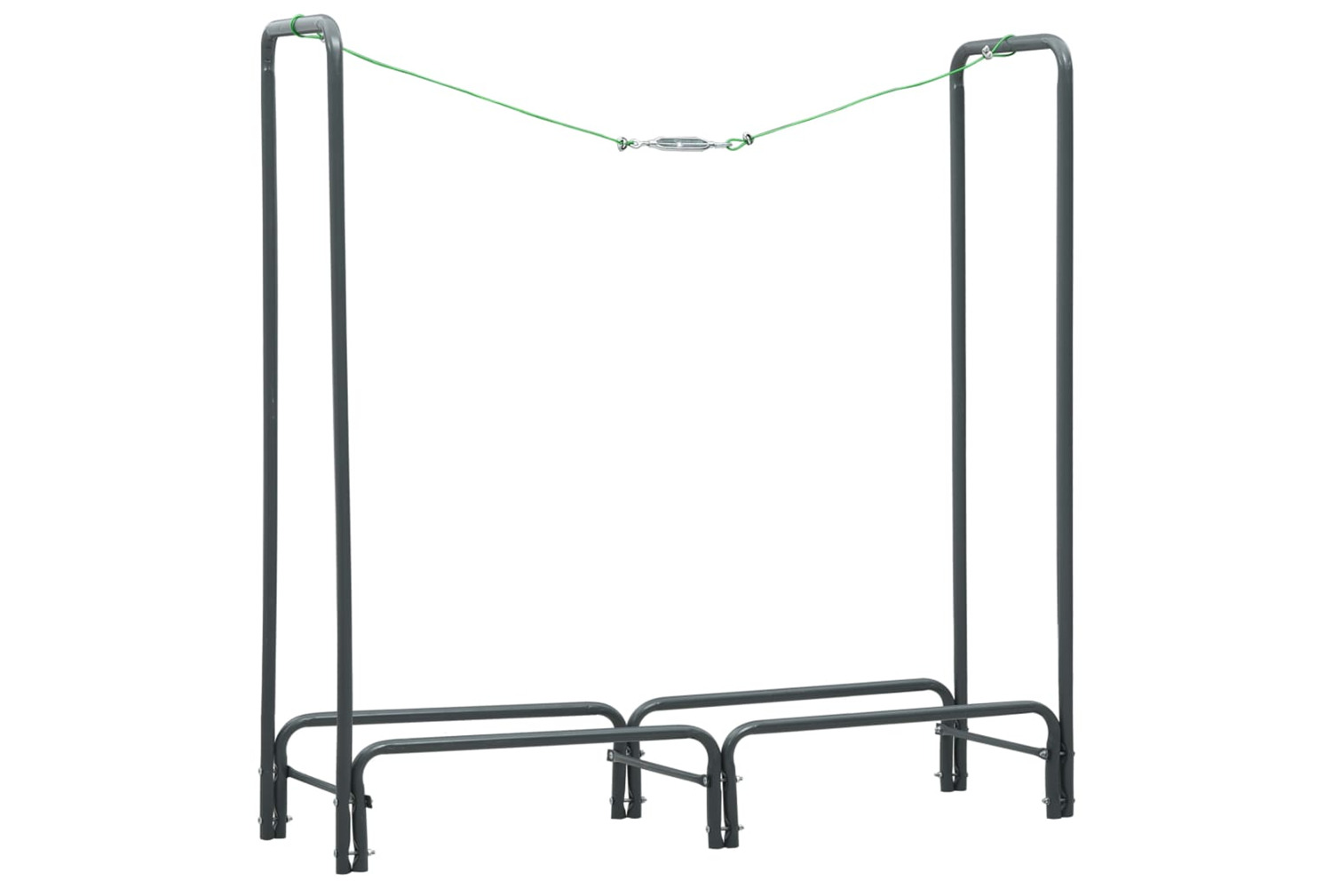 Vidaxl 286290 Firewood Rack Anthracite 120x35x120 Cm Steel