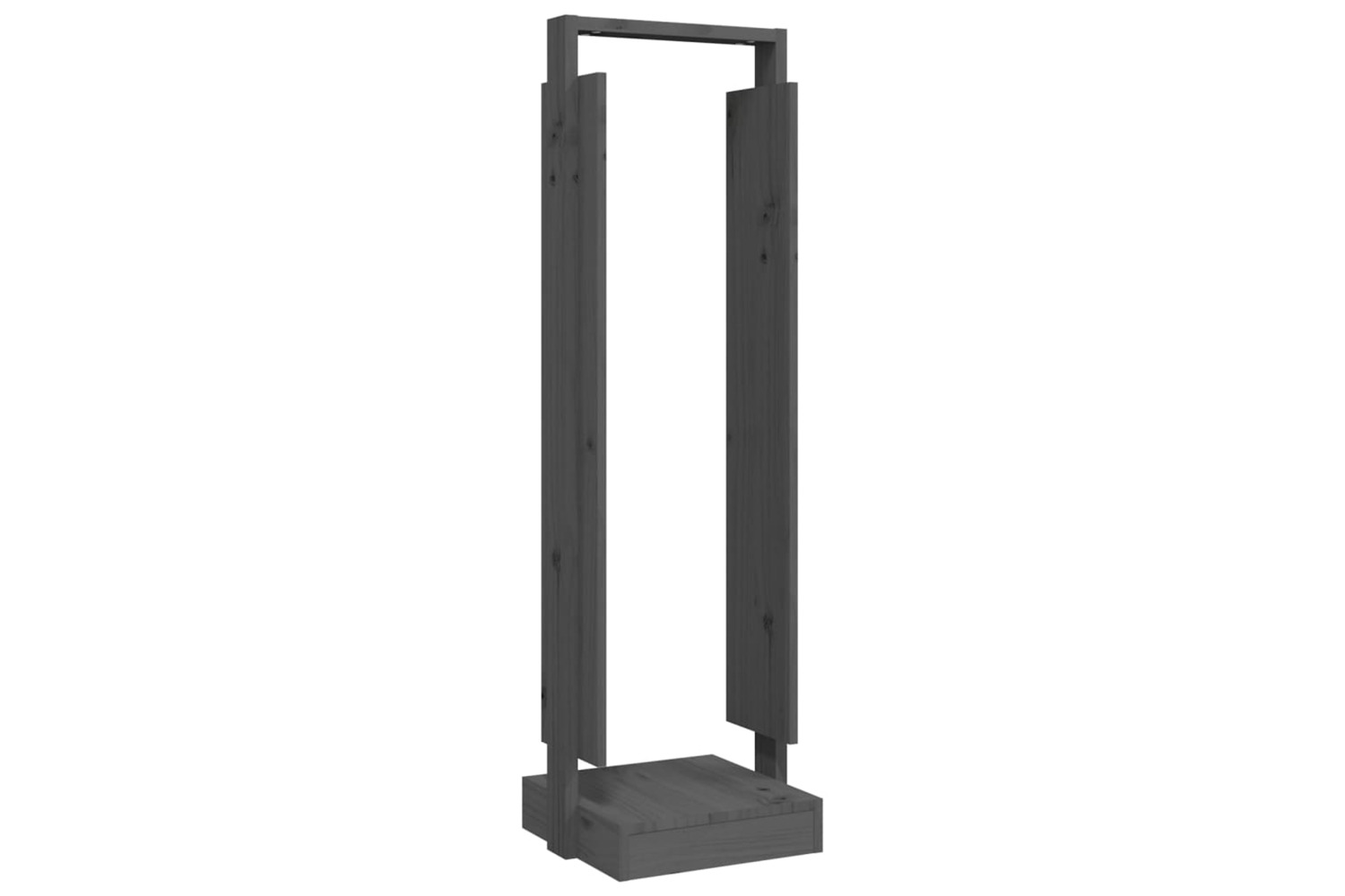 vidaXL 822623 Log Holder Grey 33.5x30x110cm Solid Wood Pine