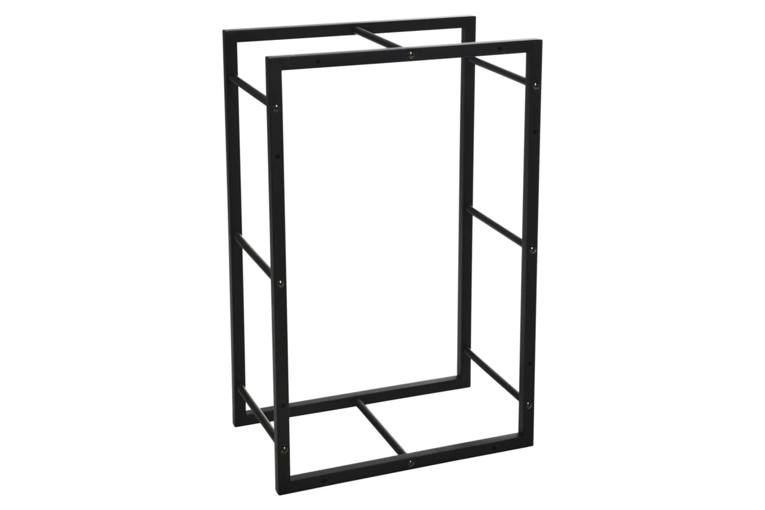 Progarden Wood Storage Stand Rectangular 45x28x70 Cm Black