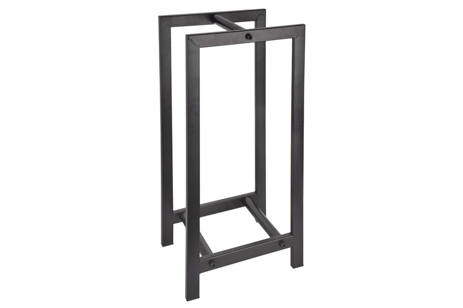 Esschert Design 442353 Wood Storage Rack And Carrier Black