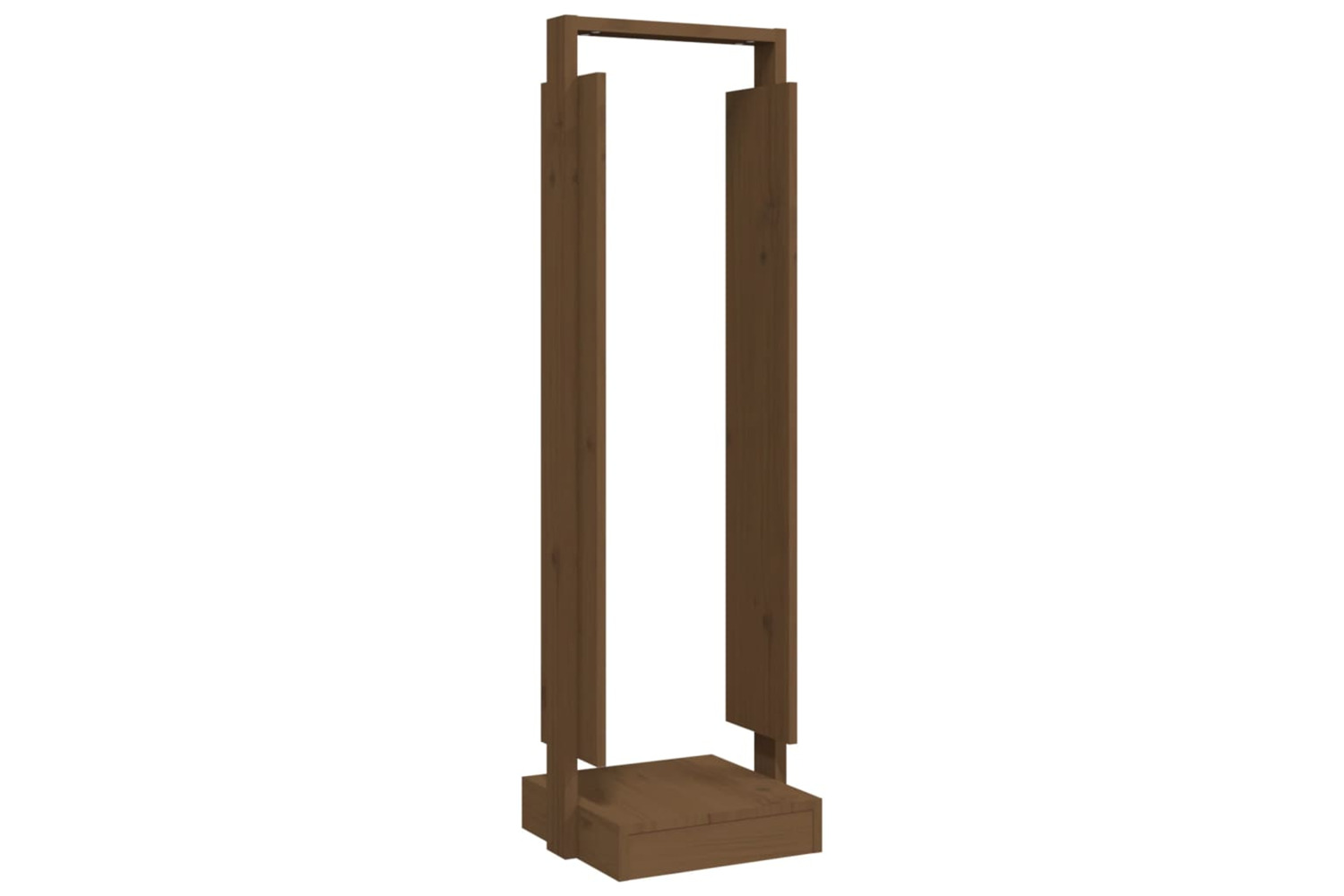 vidaXL 822624 Log Holder Honey Brown 33.5x30x110cm Solid Wood Pine